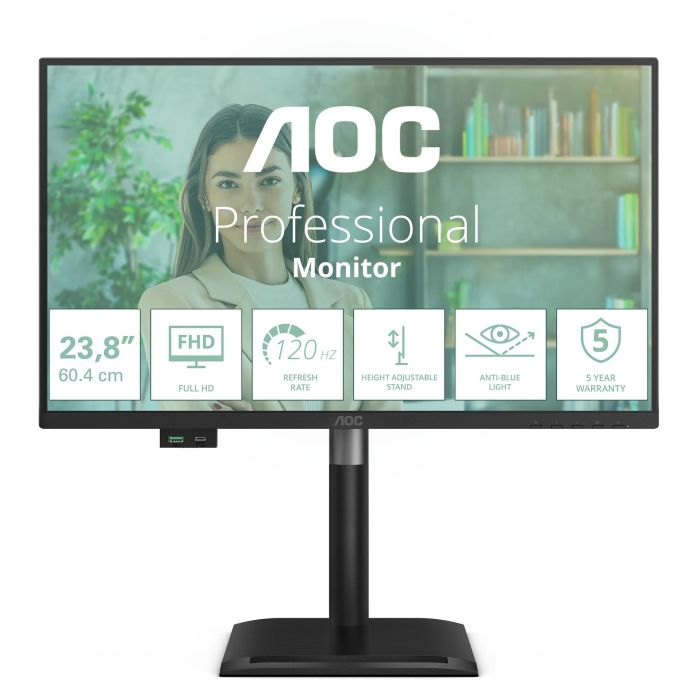 AOC 24P4U Monitor 23.8" Full HD IPS 144Hz HDMI DP USB Negro 12