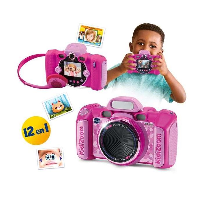 Camara de fotos digital kidizoom rosa duo fx12 en 1 pantalla 2,4" 5 megapíxeles 9x16,5x6 cm 4