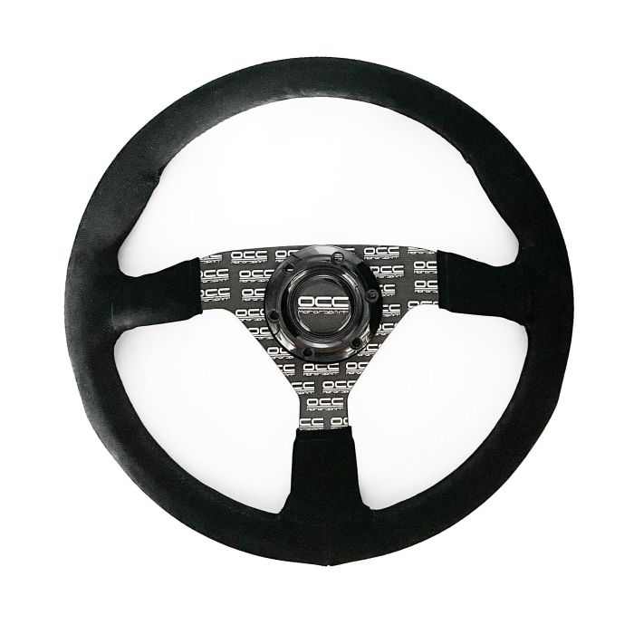 Volante Racing OCC Motorsport OCCVOL015 Negro Cuero Ø 35 cm 0 Volante Racing OCC Motorsport OCCVOL015 Negro Cuero Ø 35 cm 0