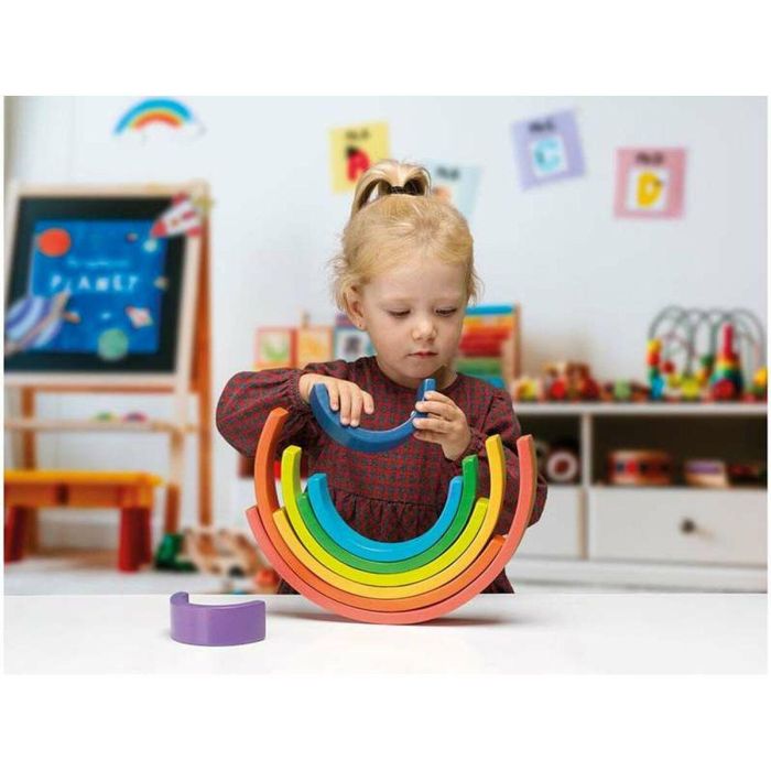 Cayro Rainbow Juguete de Madera para 1 Jugador - Edad Mínima Recomendada a partir de 18 Meses 18 Cayro Rainbow Juguete de Madera para 1 Jugador - Edad Mínima Recomendada a partir de 18 Meses 18