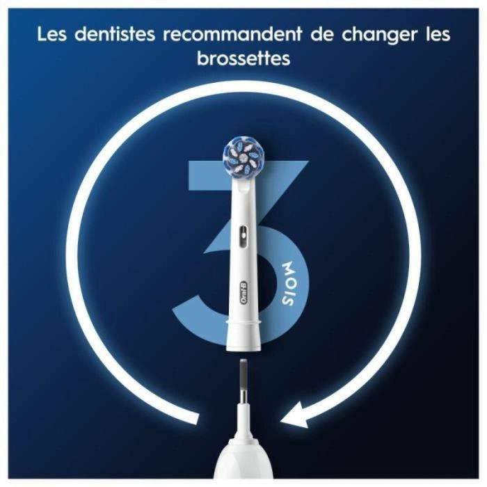 Cabezal de Recambio Oral-B Pro Sensitive 3 Piezas 1 Cabezal de Recambio Oral-B Pro Sensitive 3 Piezas 1