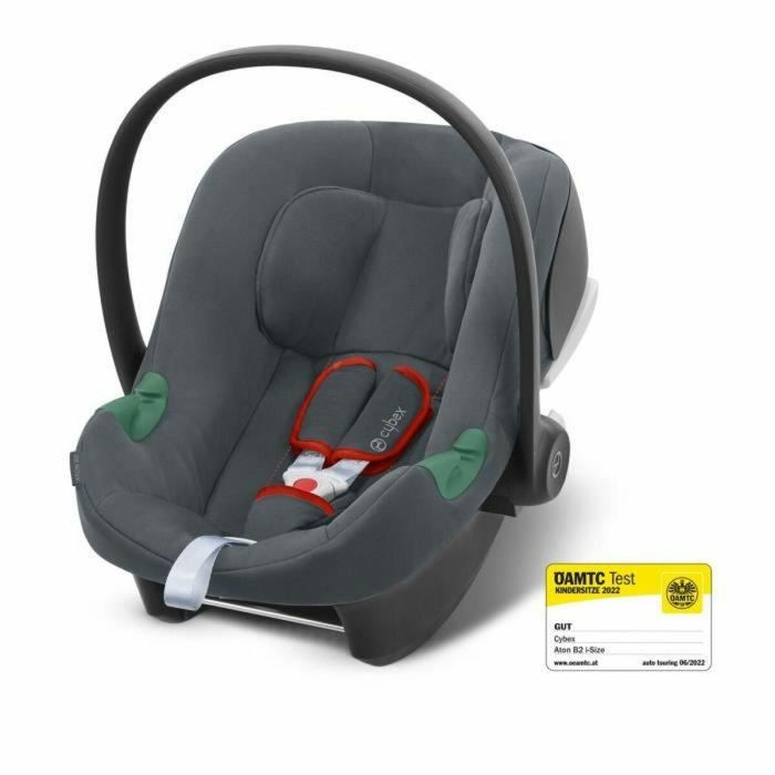Cybex CYB4063846220366 Silla de Coche Aton B2 i-Size con Base One Incluida Grupo 0+ Gris de Acero 0 Cybex CYB4063846220366 Silla de Coche Aton B2 i-Size con Base One Incluida Grupo 0+ Gris de Acero 0