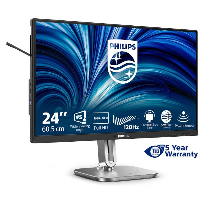 Philips 24B2N4200/00 - Monitor 23.8" Full HD IPS 1920x1080, 4ms, 120Hz, USB-C, HDMI, DisplayPort, Altavoces, Ajustable (4000 Series) 7 Philips 24B2N4200/00 - Monitor 23.8" Full HD IPS 1920x1080, 4ms, 120Hz, USB-C, HDMI, DisplayPort, Altavoces, Ajustable (4000 Series) 7