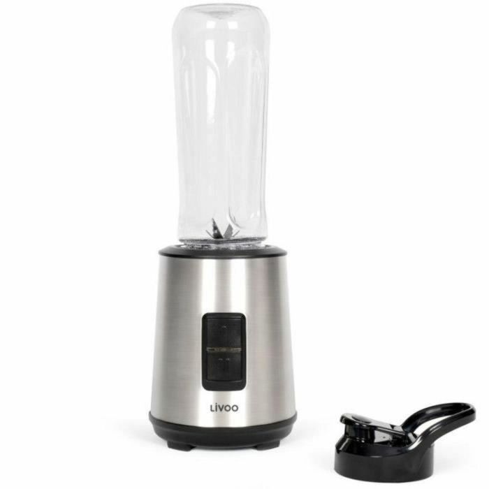 Livoo DOP240 Mini batidora de vaso, 300W, 600 ml, Acero Inoxidable y Negra 0 Livoo DOP240 Mini batidora de vaso, 300W, 600 ml, Acero Inoxidable y Negra 0