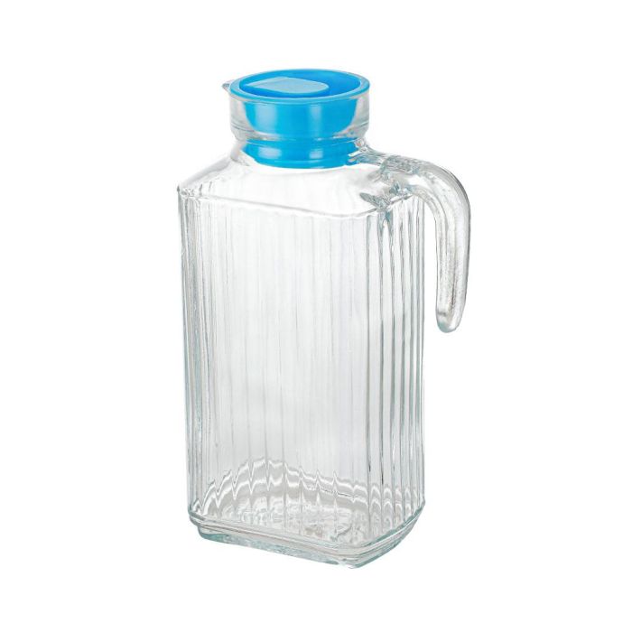 La Mediterran - Jarra de Vidrio Transparente con Tapa 1.8 L (12 Unidades) 4