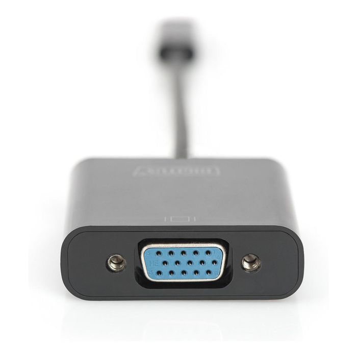 Digitus Adaptador USB 3.2 Gen 1 Type-C a VGA AG9300 Negro 19.5cm 3