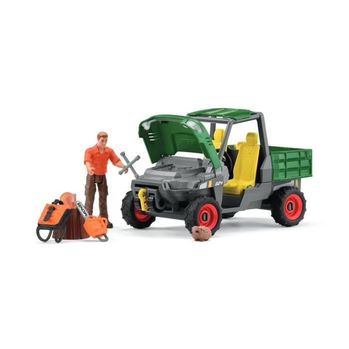 Schleich SCH42659 - Set Guardabosques con Vehículo de Rescate, Figura Articulada de Guardabosques y Perro de Compañía para Niños 4 Schleich SCH42659 - Set Guardabosques con Vehículo de Rescate, Figura Articulada de Guardabosques y Perro de Compañía para Niños 4