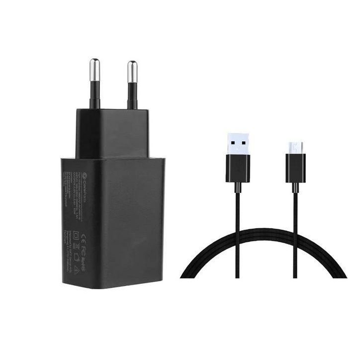 CoreParts USB Power Adapter Black 12W 5V 2.4A USB-A (f) Output, QC2.0, EU Wall - Black with USB-A to MicroUSB cable CoreParts USB Power Adapter Black 12W 5V 2.4A USB-A (f) Output, QC2.0, EU Wall - Black with USB-A to MicroUSB cable