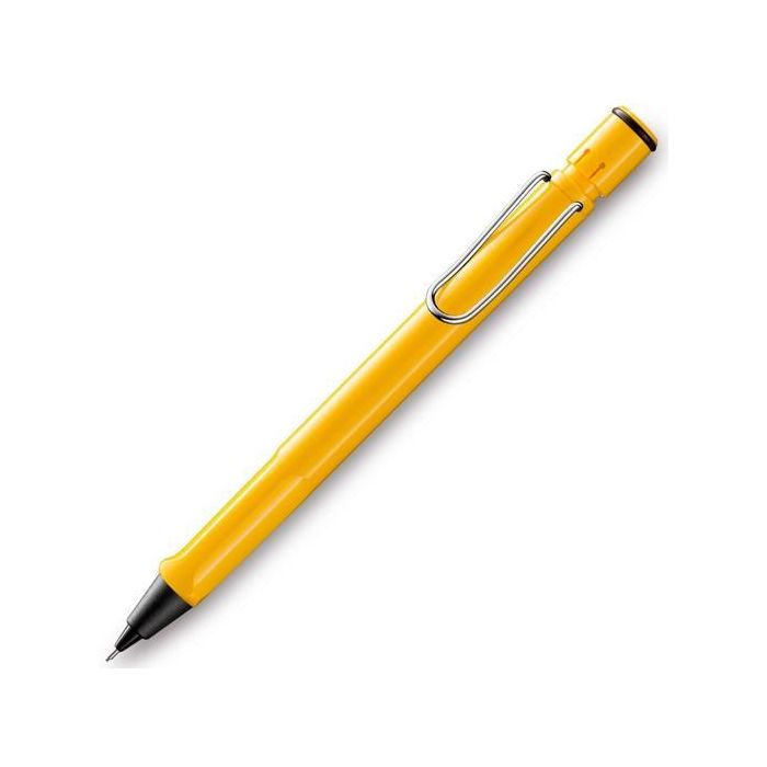 Lamy Portaminas Safari 0.5 con Clip Metálico y Goma de Borrar, Amarillo