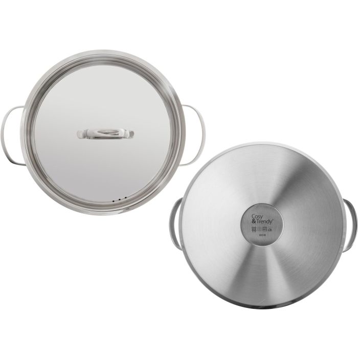 Cacerola - CÓMODA Y MODERNA - PARA USO DIARIO - Ø24 cm - Apta para todo tipo de cocinas, incluida la de inducción 1