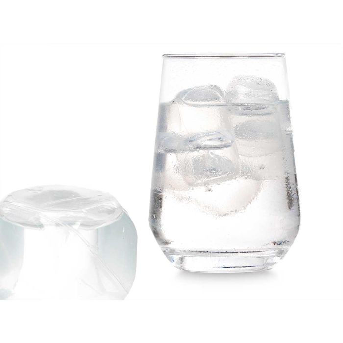 Leknes Set de 18 Cubitos Transparentes de Plástico, 6x16x6 cm (48 Unidades) 3