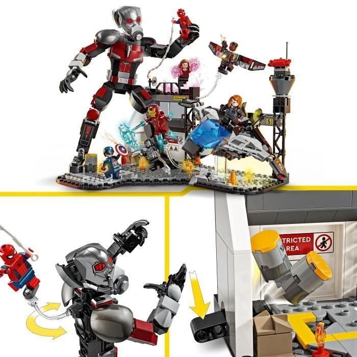 LEGO Marvel 76314 La Batalla del Capitán América: Civil War - Juguete para niño de 10 años 2 LEGO Marvel 76314 La Batalla del Capitán América: Civil War - Juguete para niño de 10 años 2