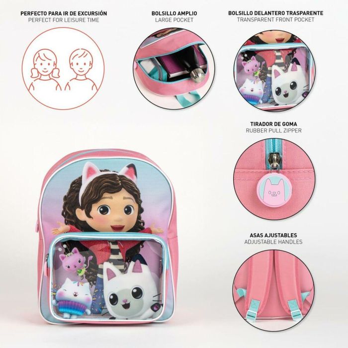 Mochila infantil gabby´s dollhouse 2.5 x 3.0 x 1.2 cm 5 Mochila infantil gabby´s dollhouse 2.5 x 3.0 x 1.2 cm 5