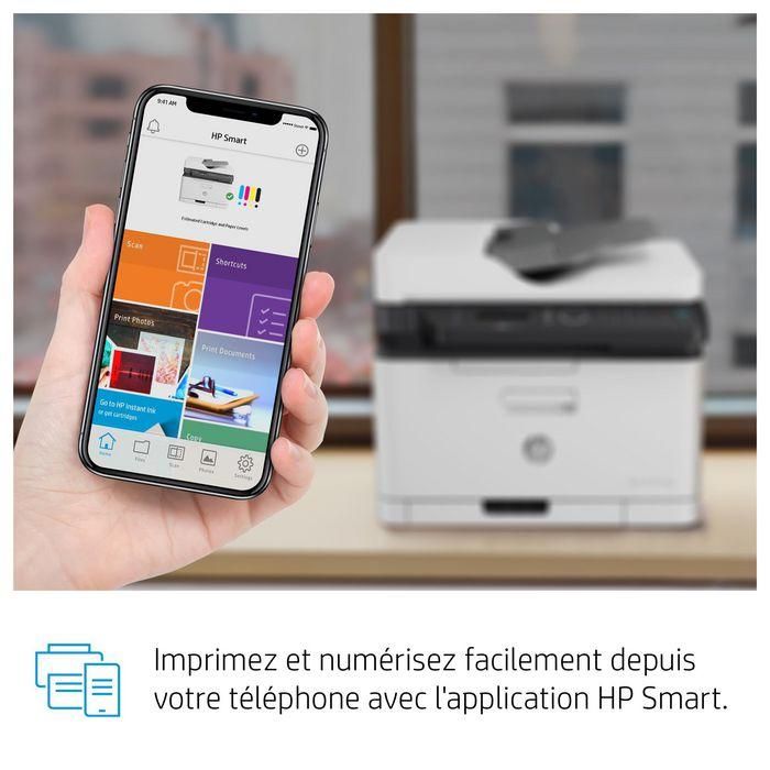 HP Color Laser MFP 179fnw Impresora Multifunción Láser Color Imprime Escanea Copia Fax