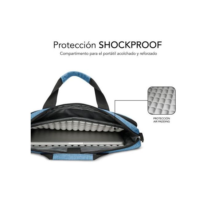 Mochila Subblim Air Padding Laptop Bag para Portátiles hasta 15.6"/ Azul 3 Mochila Subblim Air Padding Laptop Bag para Portátiles hasta 15.6"/ Azul 3