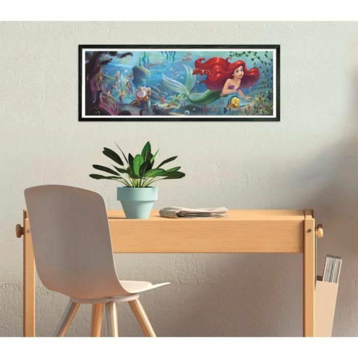 Clementoni Puzzle Panorama La Sirenita Disney 1000 Piezas 98x33cm 3 Clementoni Puzzle Panorama La Sirenita Disney 1000 Piezas 98x33cm 3
