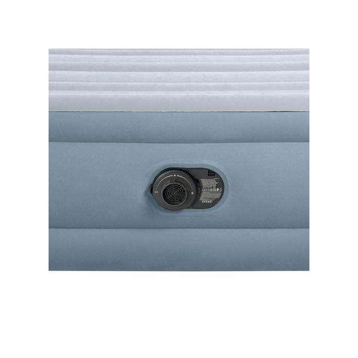 Intex Dura-Beam Deluxe Plush Headboard Cama de Aire 152x236x86cm, Altura 46cm, Soporta 272kg 1