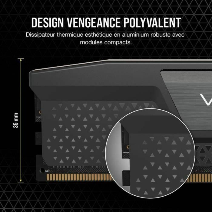 Corsair Vengeance CMK16GX5M1B5200C40 16GB DDR5 5200MHz Módulo de Memoria para Intel 600 Series 5 Corsair Vengeance CMK16GX5M1B5200C40 16GB DDR5 5200MHz Módulo de Memoria para Intel 600 Series 5