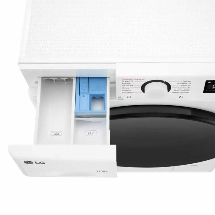 Lavadora-Secadora Inteligente LG F4DR6011AGW 11 kg/6 kg 1400 rpm 2