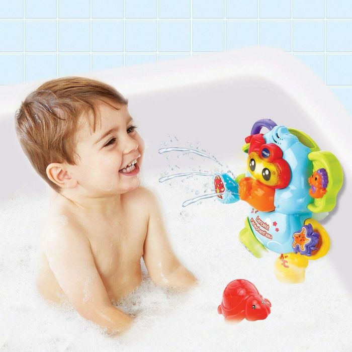 VTECH BABY Lancelot, el Elephant'eau: Juguete de Baño Interactivo, Adorable Elefante que Rocía Agua para Niños y Niñas 1-5 años 2 VTECH BABY Lancelot, el Elephant'eau: Juguete de Baño Interactivo, Adorable Elefante que Rocía Agua para Niños y Niñas 1-5 años 2