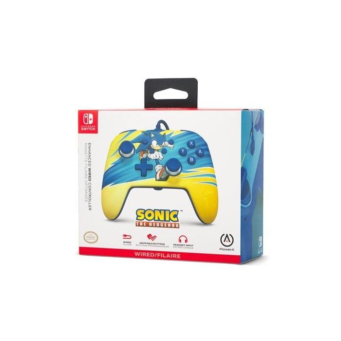 Power A Mando con Cable para Nintendo Switch Sonic Impulso NSGP0202-01, Con Licencia Oficial 9 Power A Mando con Cable para Nintendo Switch Sonic Impulso NSGP0202-01, Con Licencia Oficial 9