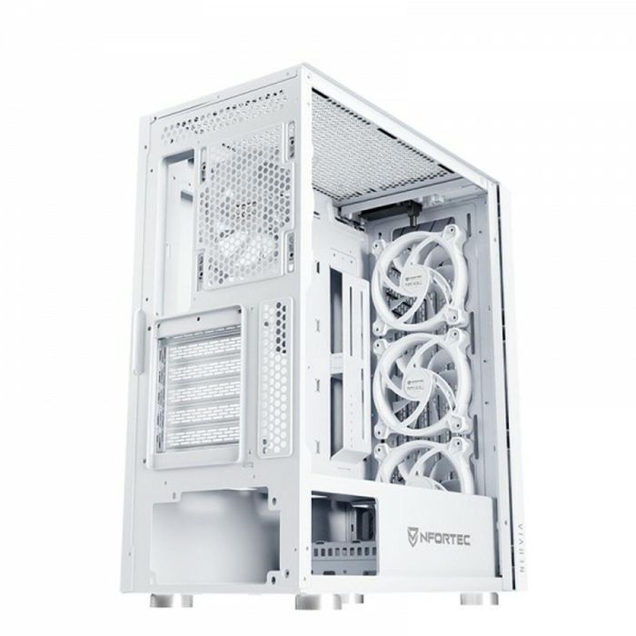 Nfortec Caja Gaming Cristal Templado Nervia White. Usb 3.0 A-Rgb. Blanco 8 Nfortec Caja Gaming Cristal Templado Nervia White. Usb 3.0 A-Rgb. Blanco 8