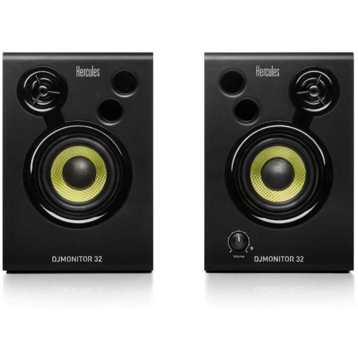 Hercules 4780885 Altavoces para DJ Monitor 32 Alámbrico Negro 30W 4