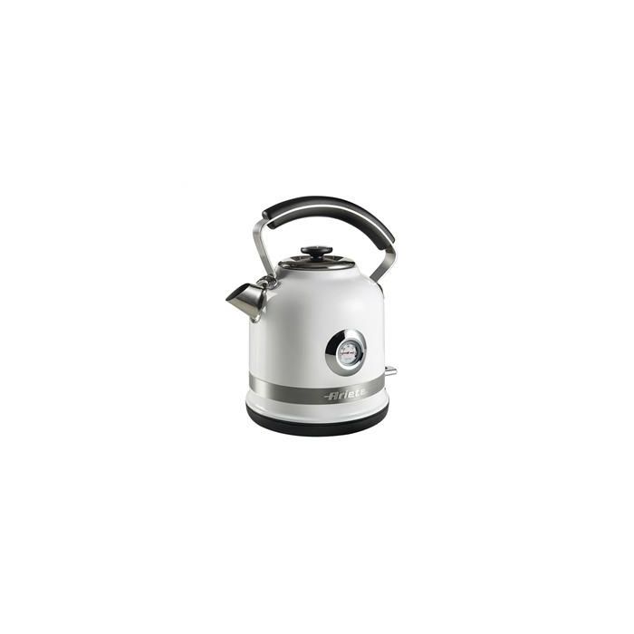 Ariete 2854/01 Hervidor Eléctrico Moderna Blanco 1.7L Acero Inoxidable, Base Inalámbrica 360°, Termómetro, Apagado Automático Ariete 2854/01 Hervidor Eléctrico Moderna Blanco 1.7L Acero Inoxidable, Base Inalámbrica 360°, Termómetro, Apagado Automático