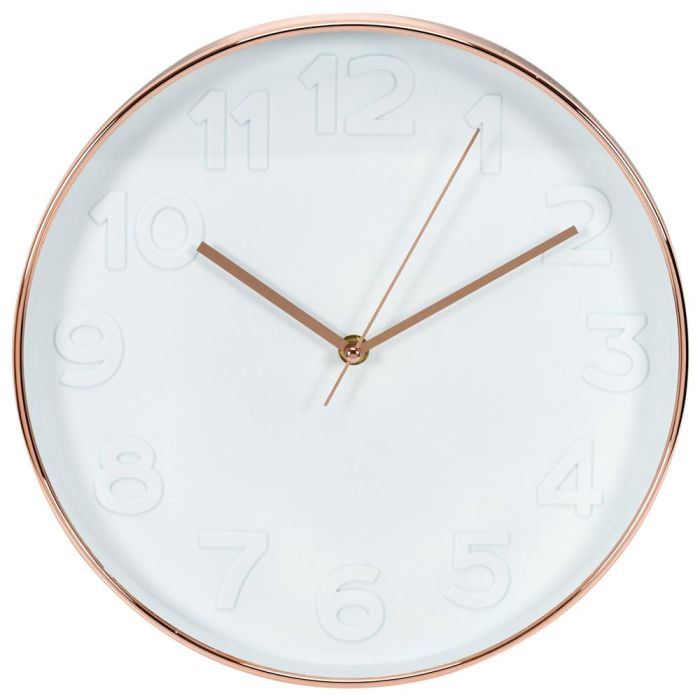 Home Deco Factory Reloj de Pared Blanco Lounge Diámetro 30,5 cm 2