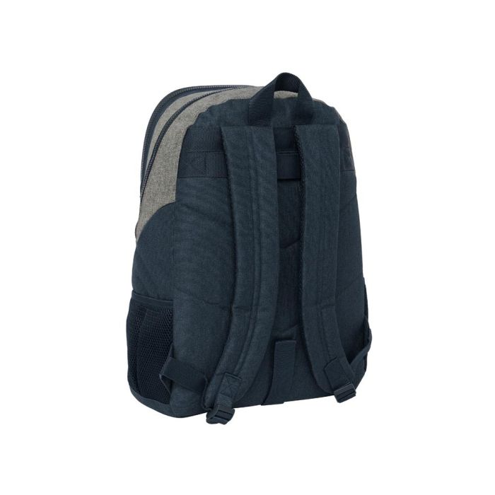 Mochila Escolar Kappa Dark navy Gris Azul marino 32 x 44 x 16 cm 1