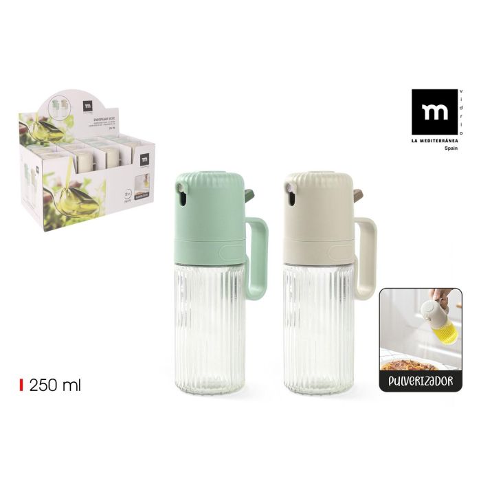 Aceitera en spray La Mediterranea 250 ml - Inde (24 Unidades) Aceitera en spray La Mediterranea 250 ml - Inde (24 Unidades)