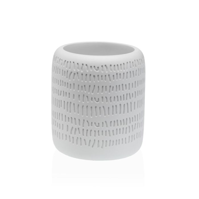 Portacepillos Debossed Blanco Versa 8X16CM (2 Unidades) Portacepillos Debossed Blanco Versa 8X16CM (2 Unidades)