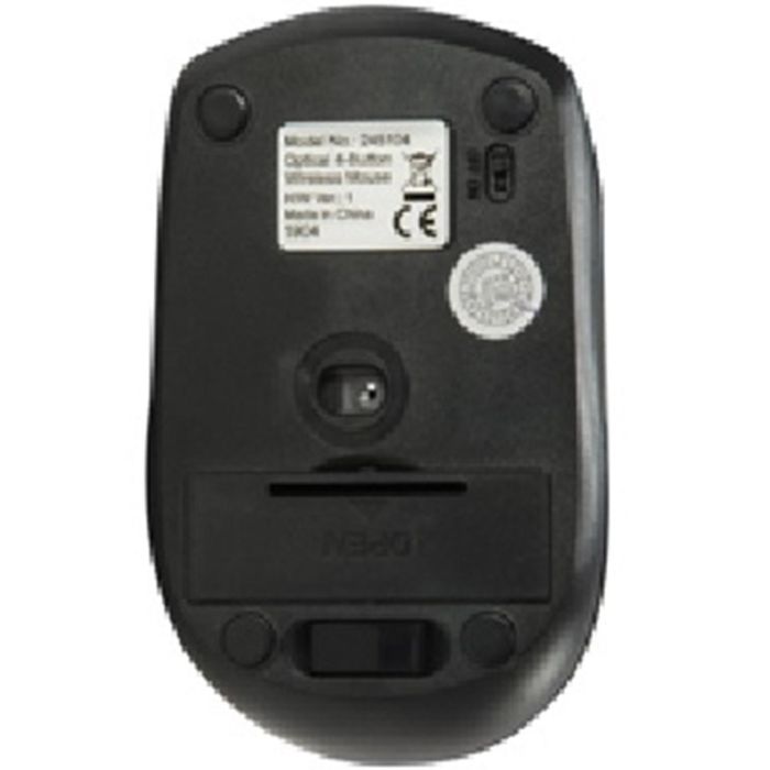 Equip Ratón Óptico Wireless 2.4 Ghz, 4 Botones, DPI Ajustable (800/1200/1600), Nanorreceptor USB