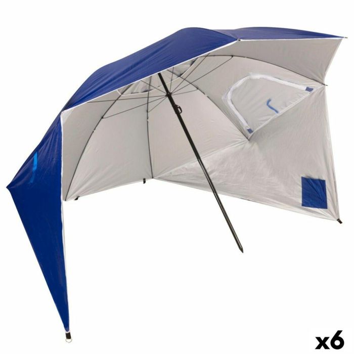 Sombrilla Aktive 240 x 210 x 240 cm (6 Unidades) Sombrilla Aktive 240 x 210 x 240 cm (6 Unidades)