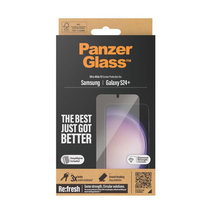 Protector de Pantalla Panzer Glass 7351 Samsung Galaxy S24 Plus 2 Protector de Pantalla Panzer Glass 7351 Samsung Galaxy S24 Plus 2