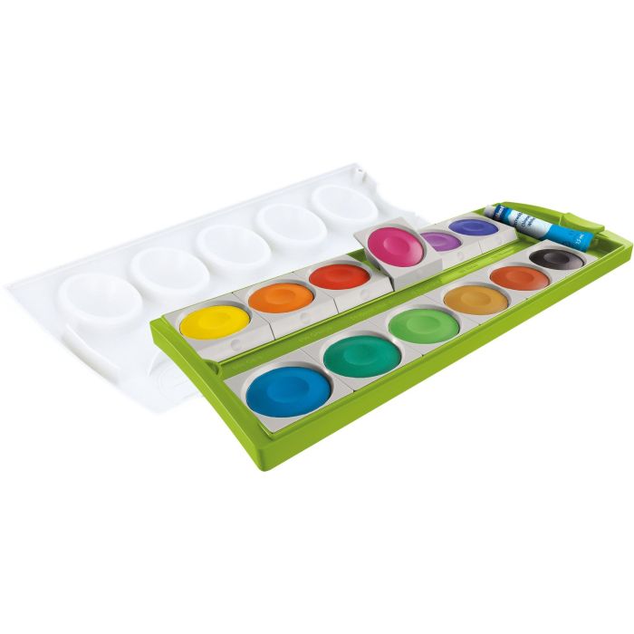 Pelikan Farbkasten K12 Grün inkl. Deckweiß. 12 Farben 0 Pelikan Farbkasten K12 Grün inkl. Deckweiß. 12 Farben 0
