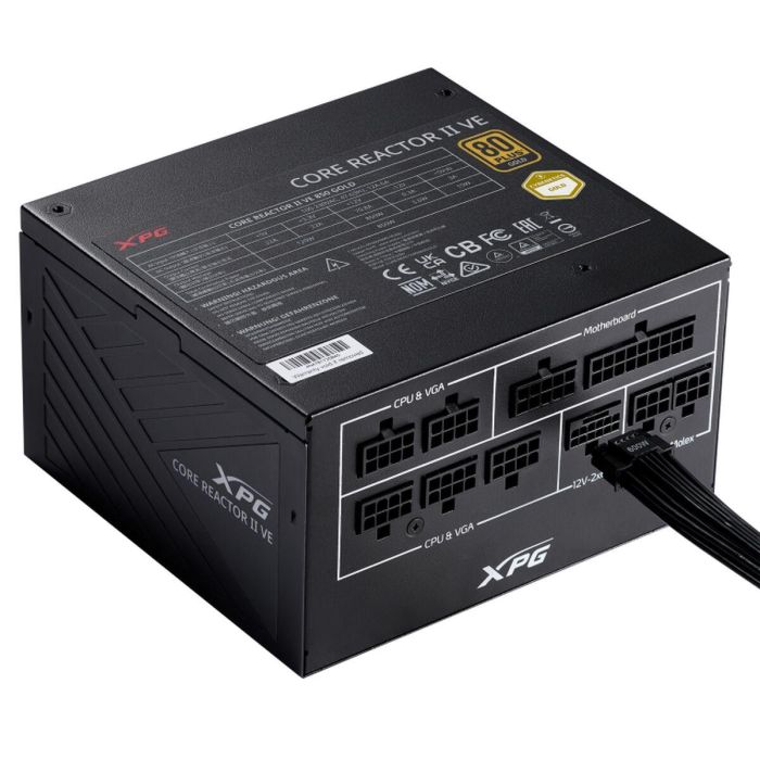 XPG COREREACTOR II VE 650W unidad de fuente de alimentación 24-pin ATX ATX Negro XPG COREREACTOR II VE 650W unidad de fuente de alimentación 24-pin ATX ATX Negro