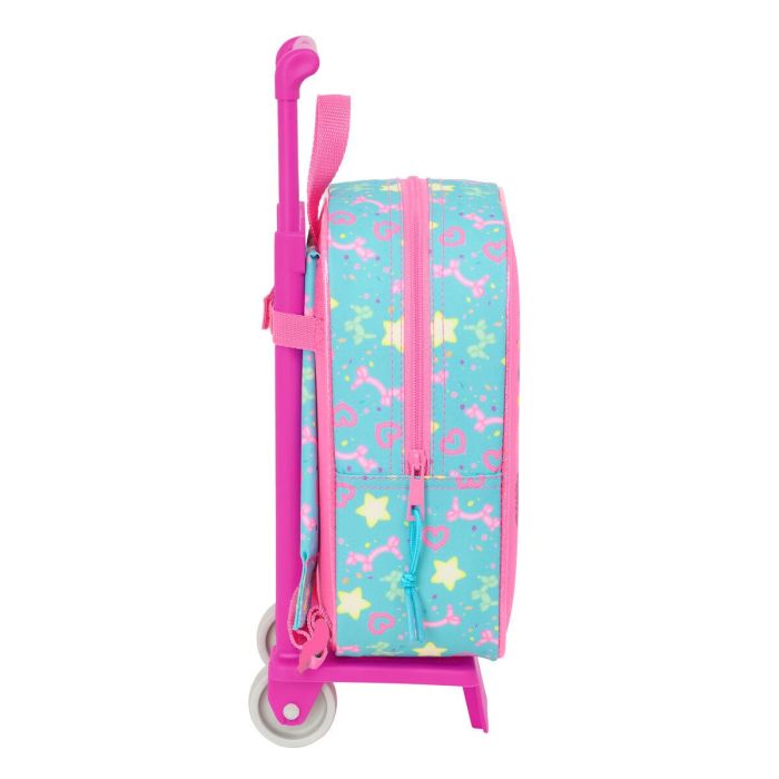 Mochila Escolar con Ruedas Gabby's Dollhouse Confetti Rosa Turquesa 22 x 27 x 10 cm 2 Mochila Escolar con Ruedas Gabby's Dollhouse Confetti Rosa Turquesa 22 x 27 x 10 cm 2