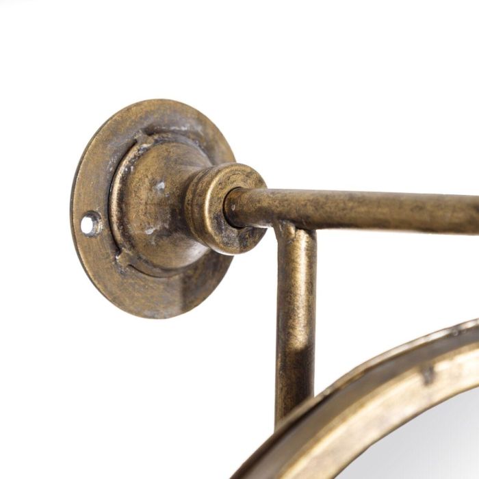 Espejo de pared 99,5 x 15 x 36,5 cm Cristal Dorado Metal Hierro 3 Espejo de pared 99,5 x 15 x 36,5 cm Cristal Dorado Metal Hierro 3
