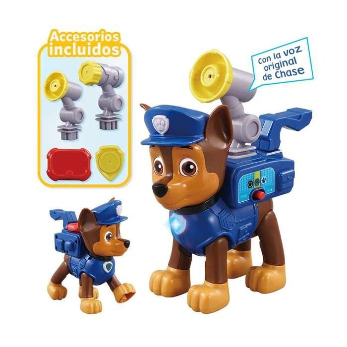Mascota interactiva chase ¡al rescate!. juega con sus accesorios y completa las misiones de rescate 16,5x12,7x7,8 cm 1 Mascota interactiva chase ¡al rescate!. juega con sus accesorios y completa las misiones de rescate 16,5x12,7x7,8 cm 1