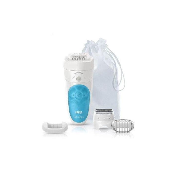 DEPILADORA BRAUN SILK-EPIL 5 5/890 WET AND DRY - INALÁMBRICA - TECNOLOGÍA SENSOSMART - USO SECO/MOJADO - 2 VELOCIDADES - 5 EXTRAS INCL. CABEZAL RASURA 0 DEPILADORA BRAUN SILK-EPIL 5 5/890 WET AND DRY - INALÁMBRICA - TECNOLOGÍA SENSOSMART - USO SECO/MOJADO - 2 VELOCIDADES - 5 EXTRAS INCL. CABEZAL RASURA 0