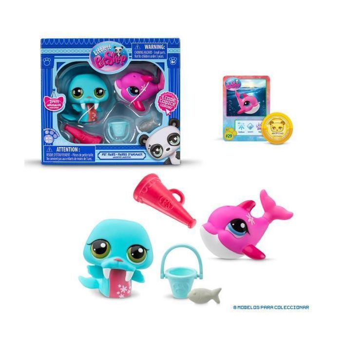 Bandai Mascotas Little Pet Shop Pack 2 Figuras con Accesorios - Modelo BF00525 2 Bandai Mascotas Little Pet Shop Pack 2 Figuras con Accesorios - Modelo BF00525 2
