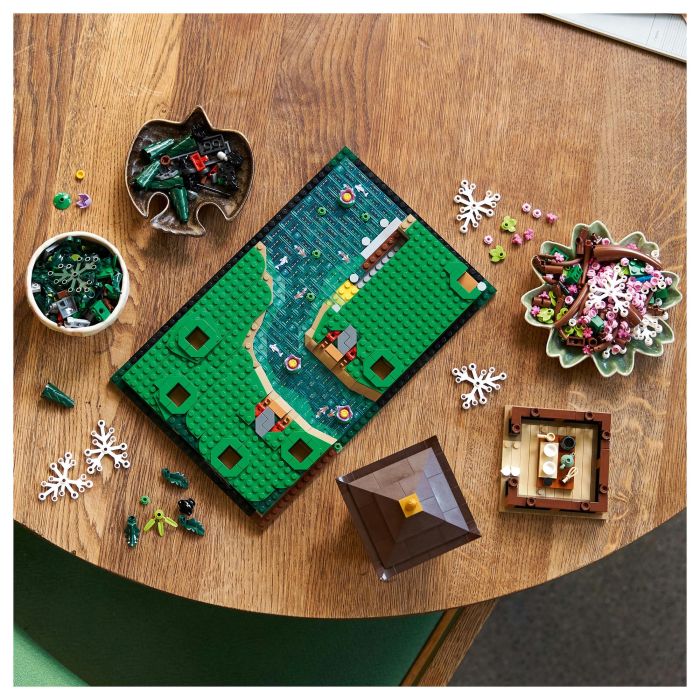 LEGO ICONS 10315 Jardín Meditativo, Juego de Construcción, 1363 Piezas, 18+ Años