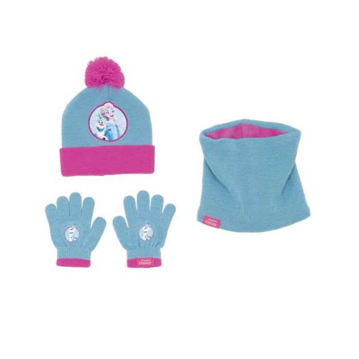 Gorro, Guantes y Braga de Cuello Frozen Memories Azul 2