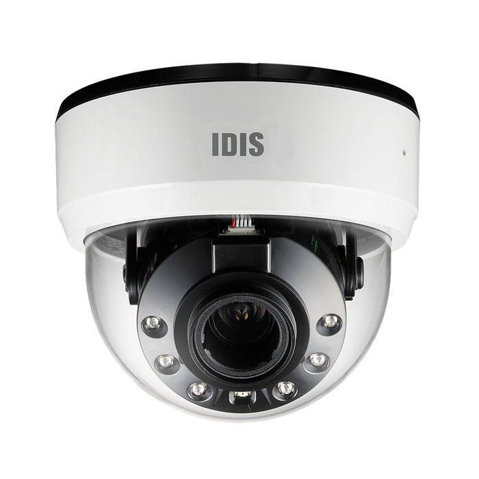 Idis Cámara IP minidomo 5M 3-13.5mm IR30 WDR H.265 interior 12V/PoE. Alarma, audio Idis Cámara IP minidomo 5M 3-13.5mm IR30 WDR H.265 interior 12V/PoE. Alarma, audio