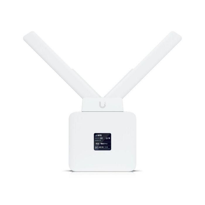 Ubiquiti Router WiFi Móvil Gestionado LTE Plug-and-Play, Wi-Fi 4, Nano-SIM para Datos, 2x RJ-45, PoE/USB-C