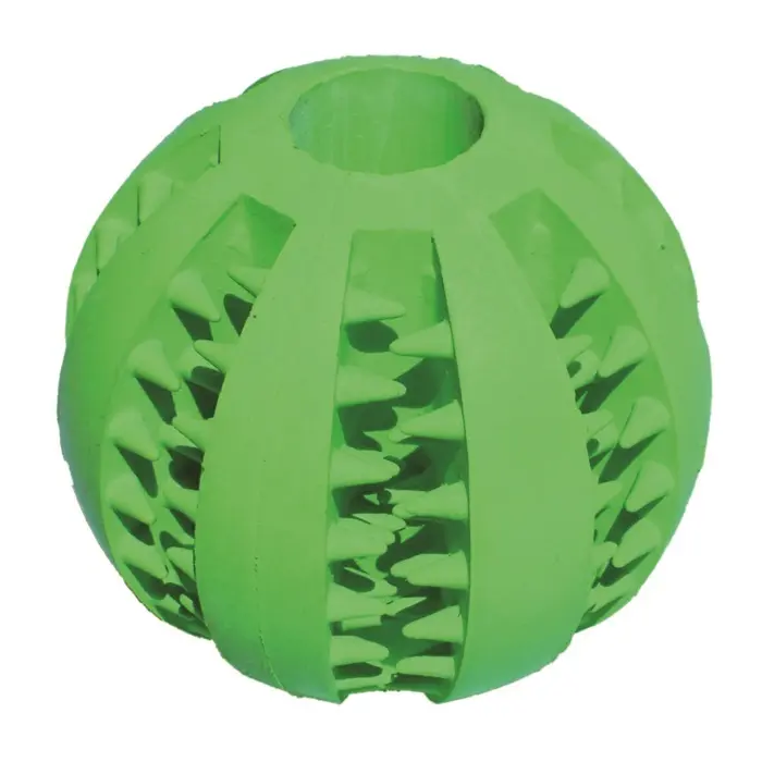 Freedog Pelota con Dientes Verde 7 cm para Perros