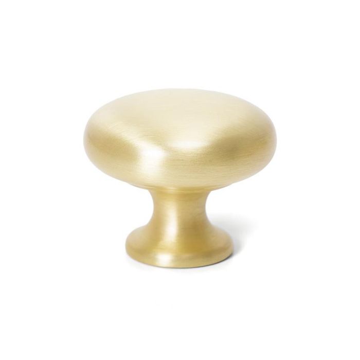 Viefe Pomo Duke Zamak Ø31 para Muebles, Acabado Cromo, Níquel Cepillado o Latón Cepillado Mate 2