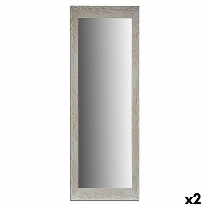 Espejo de pared 77501 Blanco 53,3 x 155 x 2 cm Madera Rectangular (2 Unidades) Espejo de pared 77501 Blanco 53,3 x 155 x 2 cm Madera Rectangular (2 Unidades)