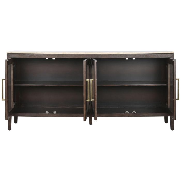 Aparador Home ESPRIT Mármol Madera de mango 180 x 40 x 85 cm 7